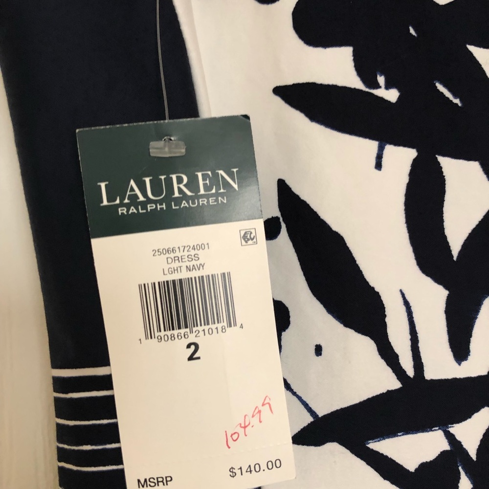 Ralph Lauren beautiful dress. New with tags.